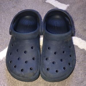 Crocs navy blue kids